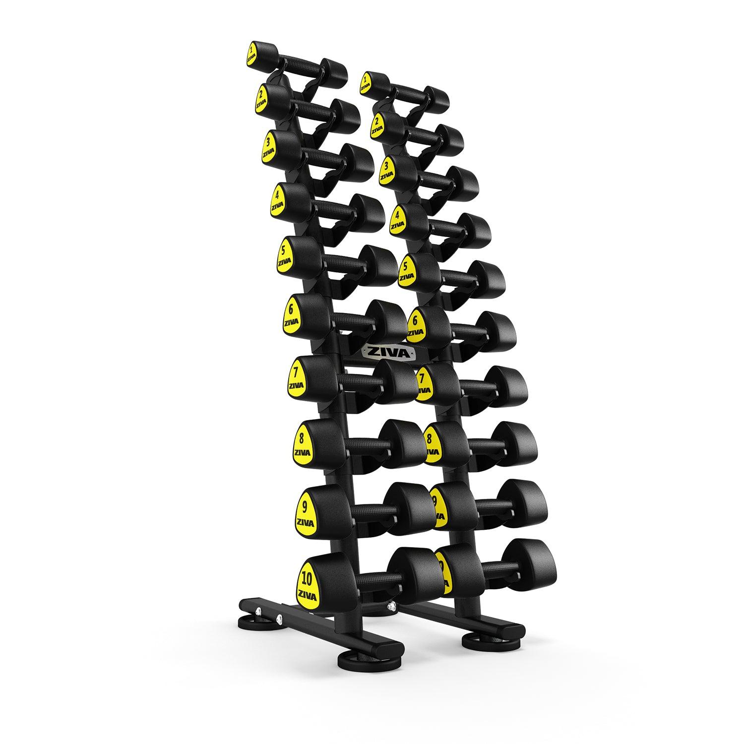 1 10kg Studio Dumbbell Rack