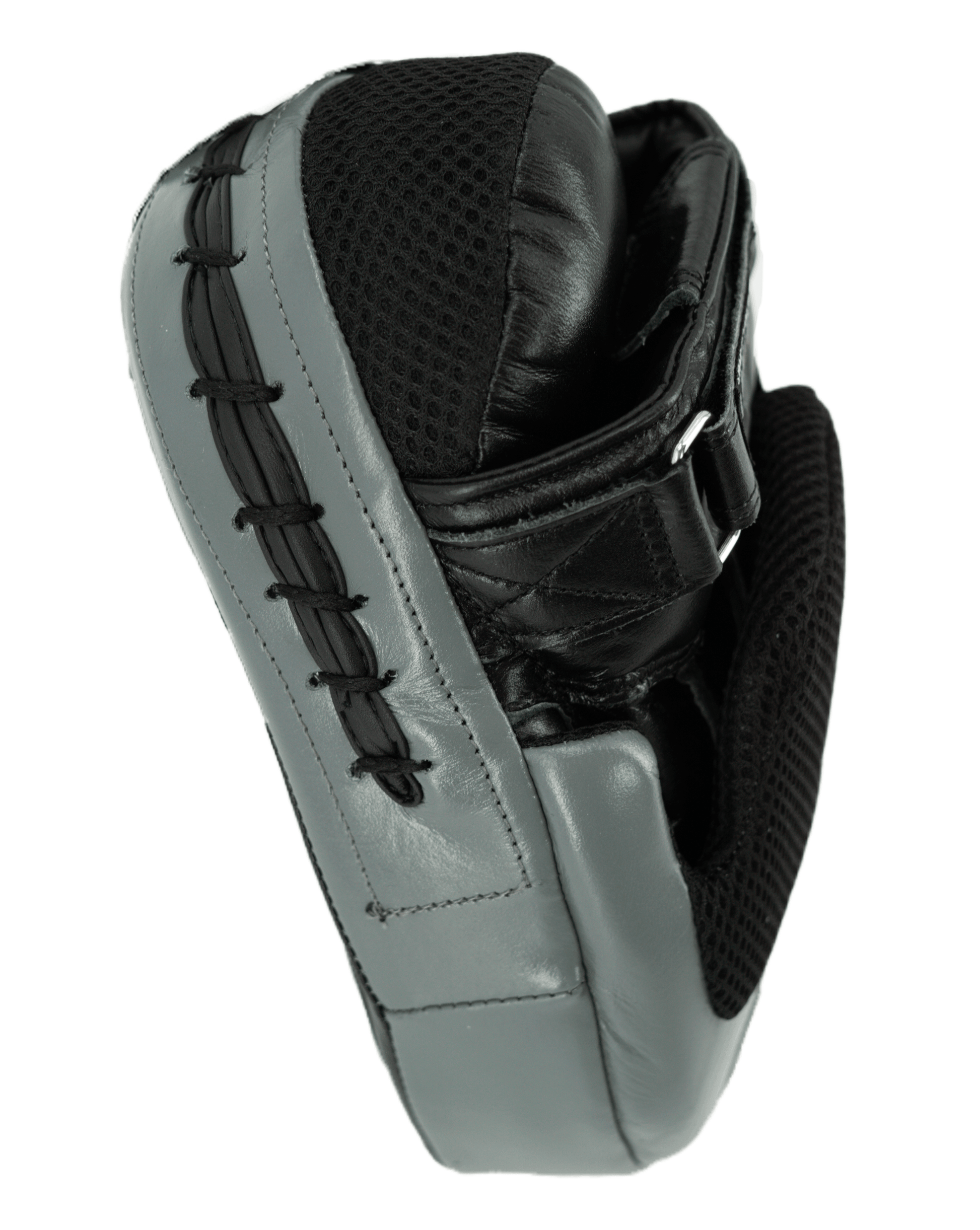 Handpratze Pro, Seitenansicht zeigt das ergonomische Design und die Seitenschutzpolster