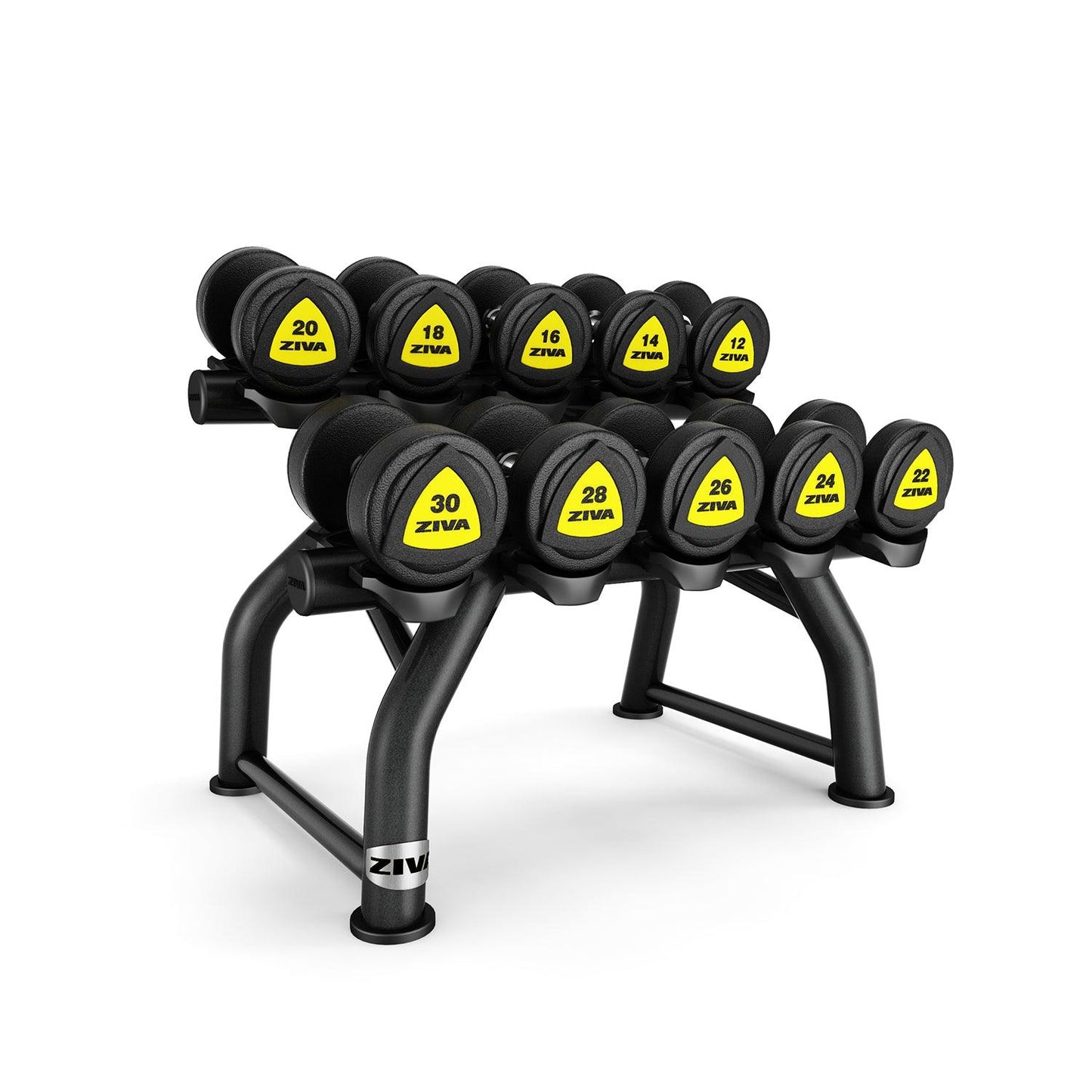 5 Pair Horizontal Dumbbell Rack - Contact Store