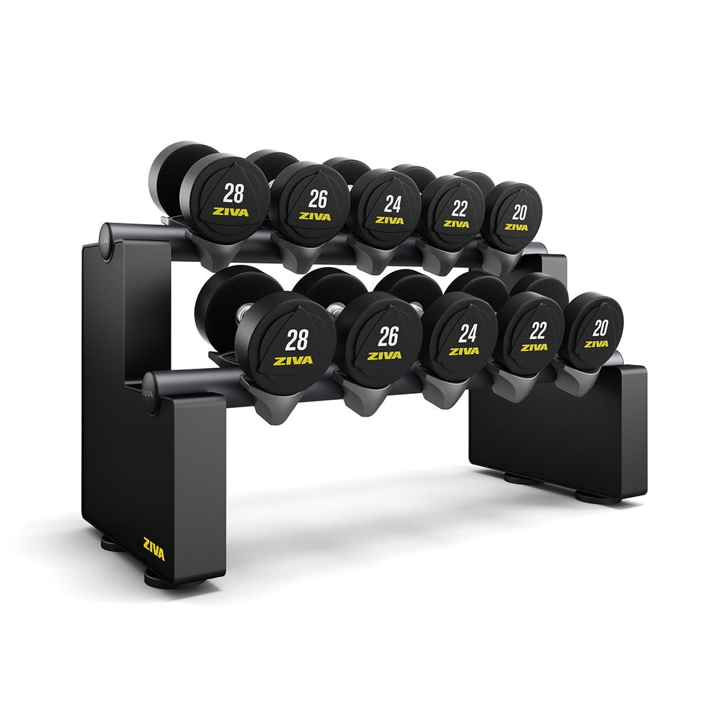 5 Pair Horizontal Dumbbell Rack - Contact Store